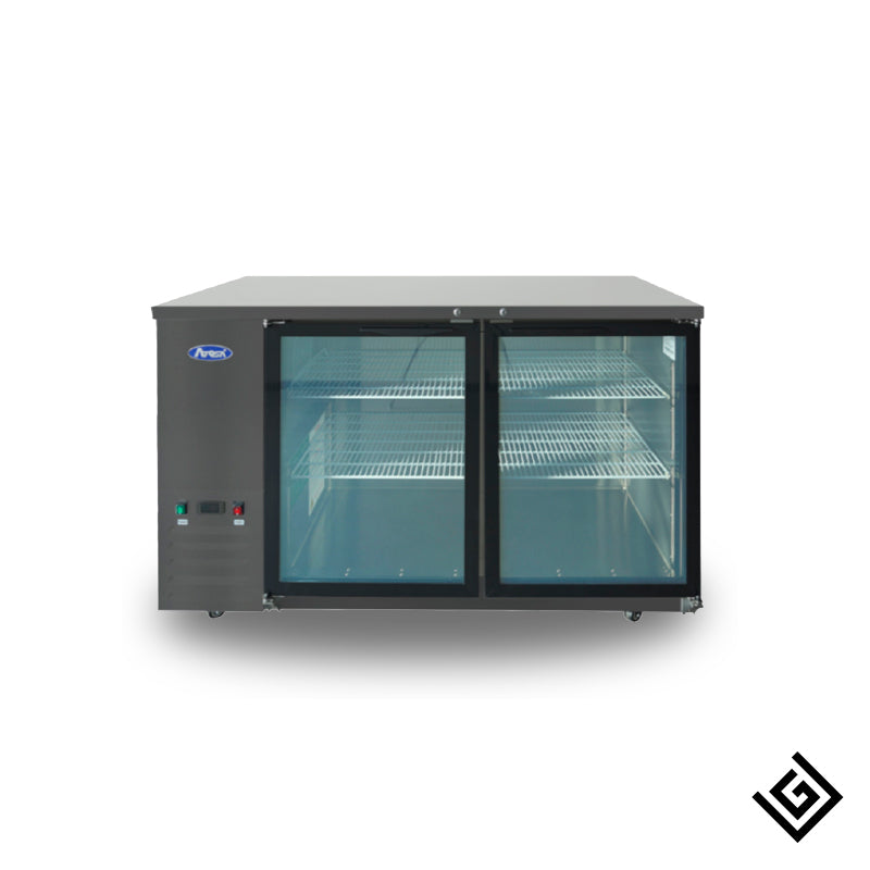 Back bar negro vidrio 150 cm