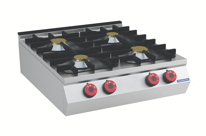 Cocina A Gas Tramontina Europa 4 Bocas Countertop