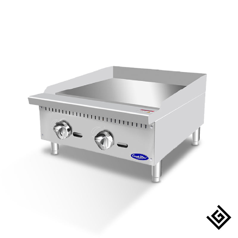 Plancha gas 2 quemadores