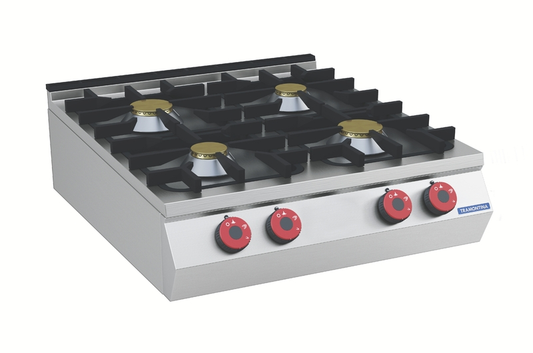 Cocina A Gas Tramontina 4 Bocas Countertop 800X950 Mm
