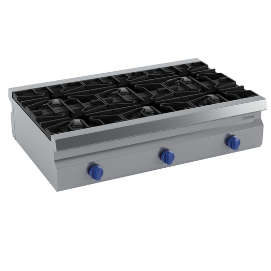 Cocina Central Gas Cooktop 6 Quemadores Linea 700