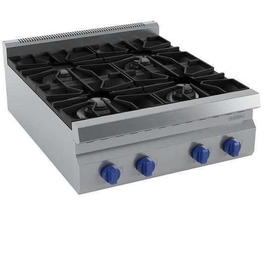 Estufa a gas Tramontina América de encimera 4 fuegos 800x970 mm